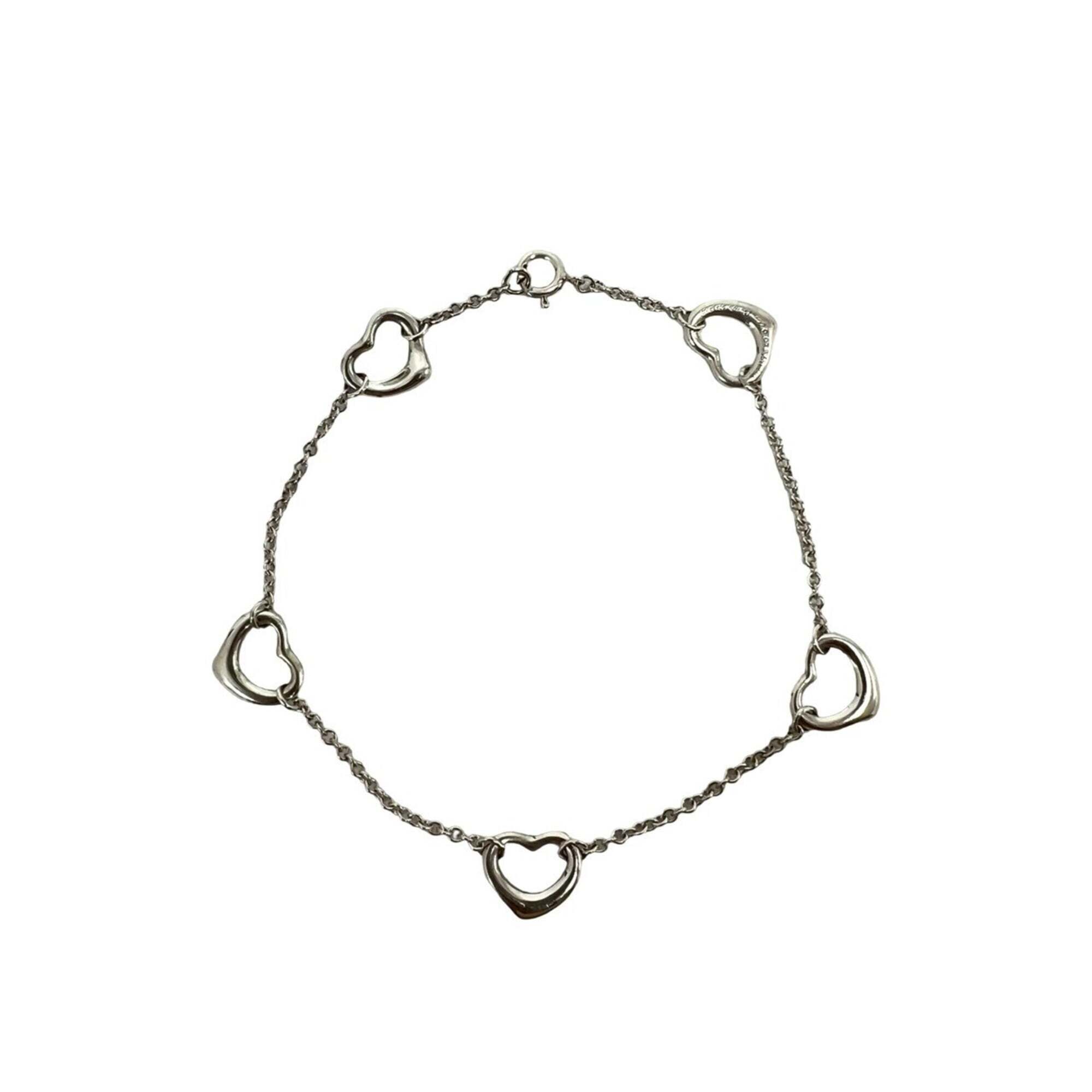 Tiffany&Co. Tiffany Vintage Open Heart Bracelet, Sterling Silver 925, Accesso...